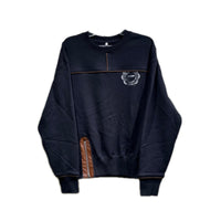 スウェット KHOKI Leather-Trimmed Sweatshirt