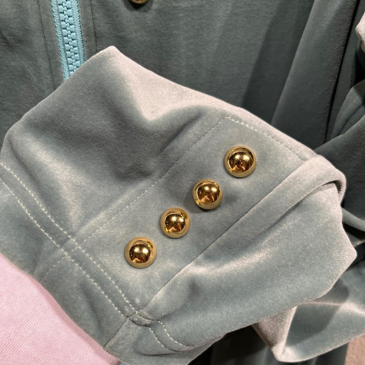 カーディガン A MACHINE 25AW VELOR CARDIGAN