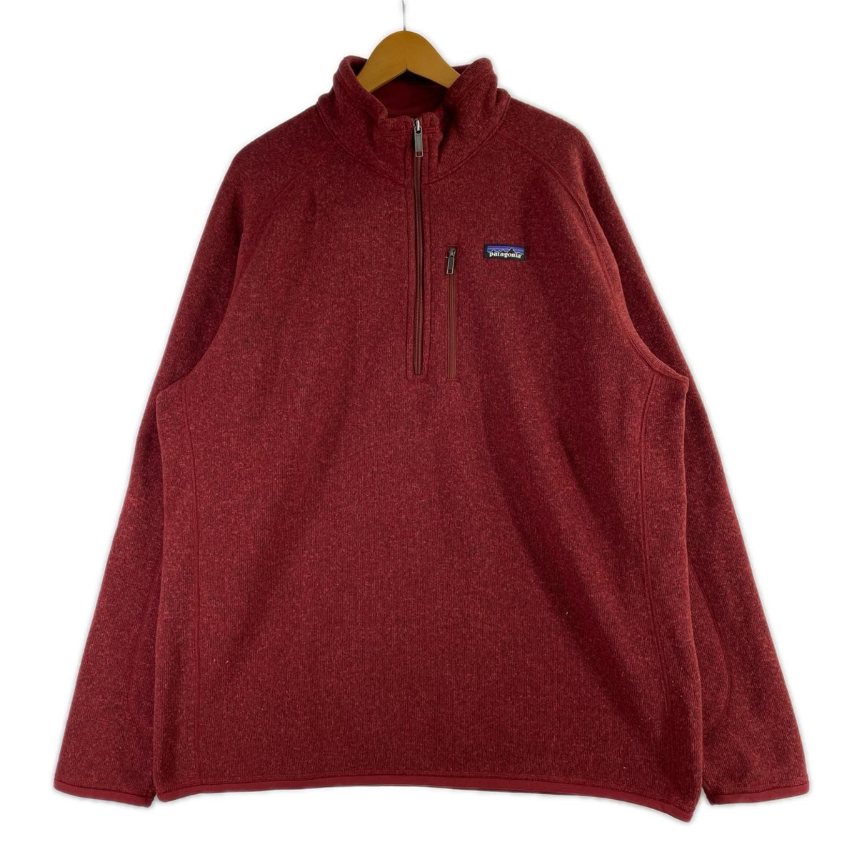 その他トップス ﾍﾞﾀｰｾﾀｰ ﾊｰﾌｼﾞｯﾌﾟ ﾊﾞｰｶﾞﾝﾃﾞｨ (XXL) レッド