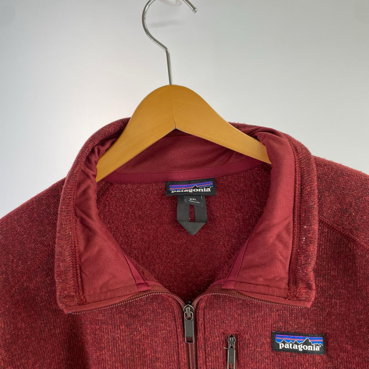 その他トップス ﾍﾞﾀｰｾﾀｰ ﾊｰﾌｼﾞｯﾌﾟ ﾊﾞｰｶﾞﾝﾃﾞｨ (XXL) レッド