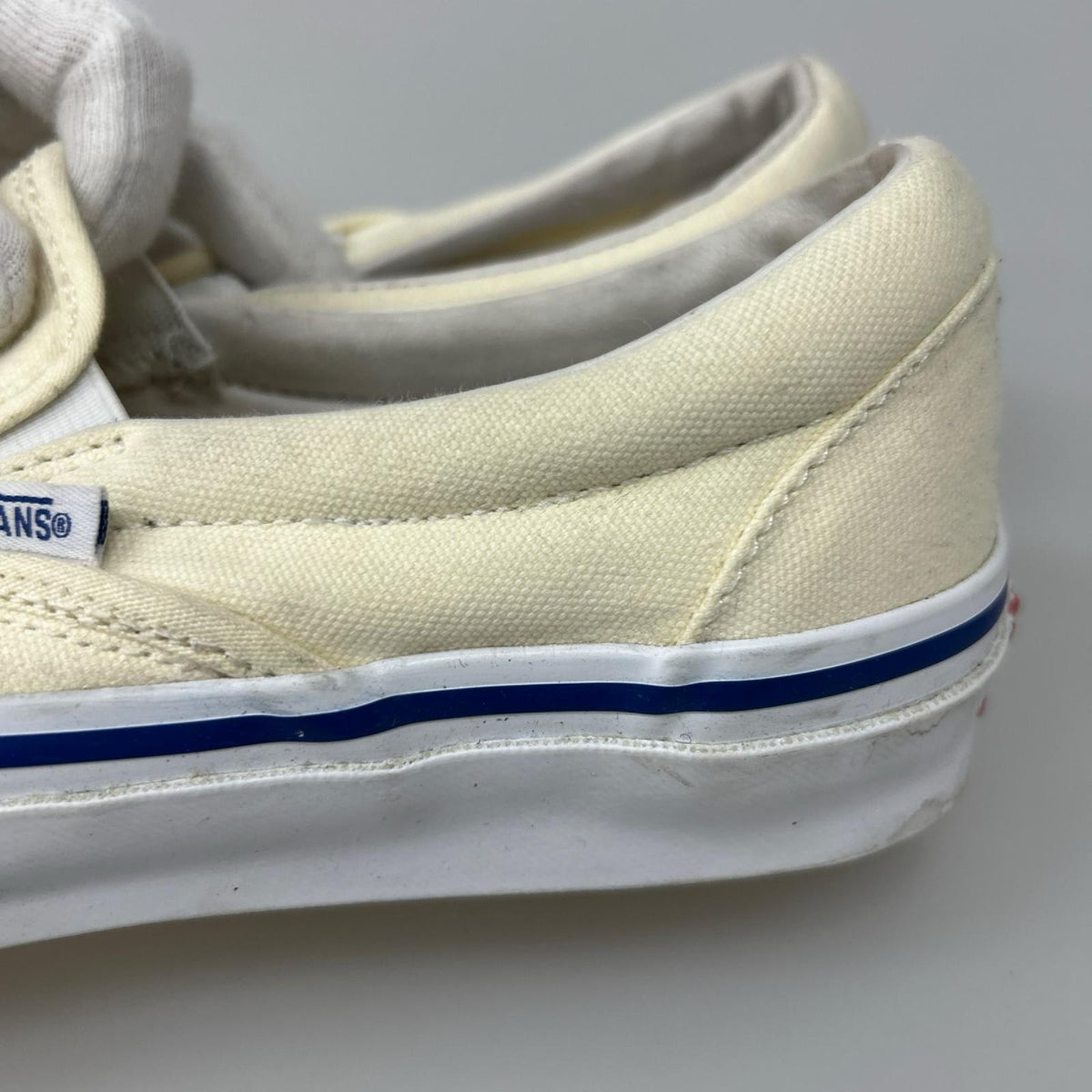 スニーカー SLIP-ON White 24cm (US6 UK5 1/2 EU38) ホワイト