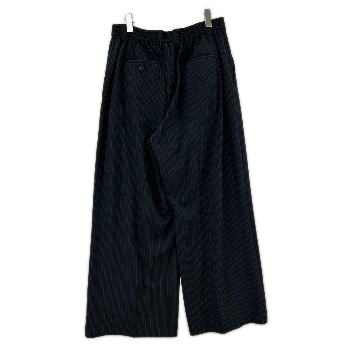 パンツ フリーレンストライププライムワイド2タックスラックス 2 2 ネイビー