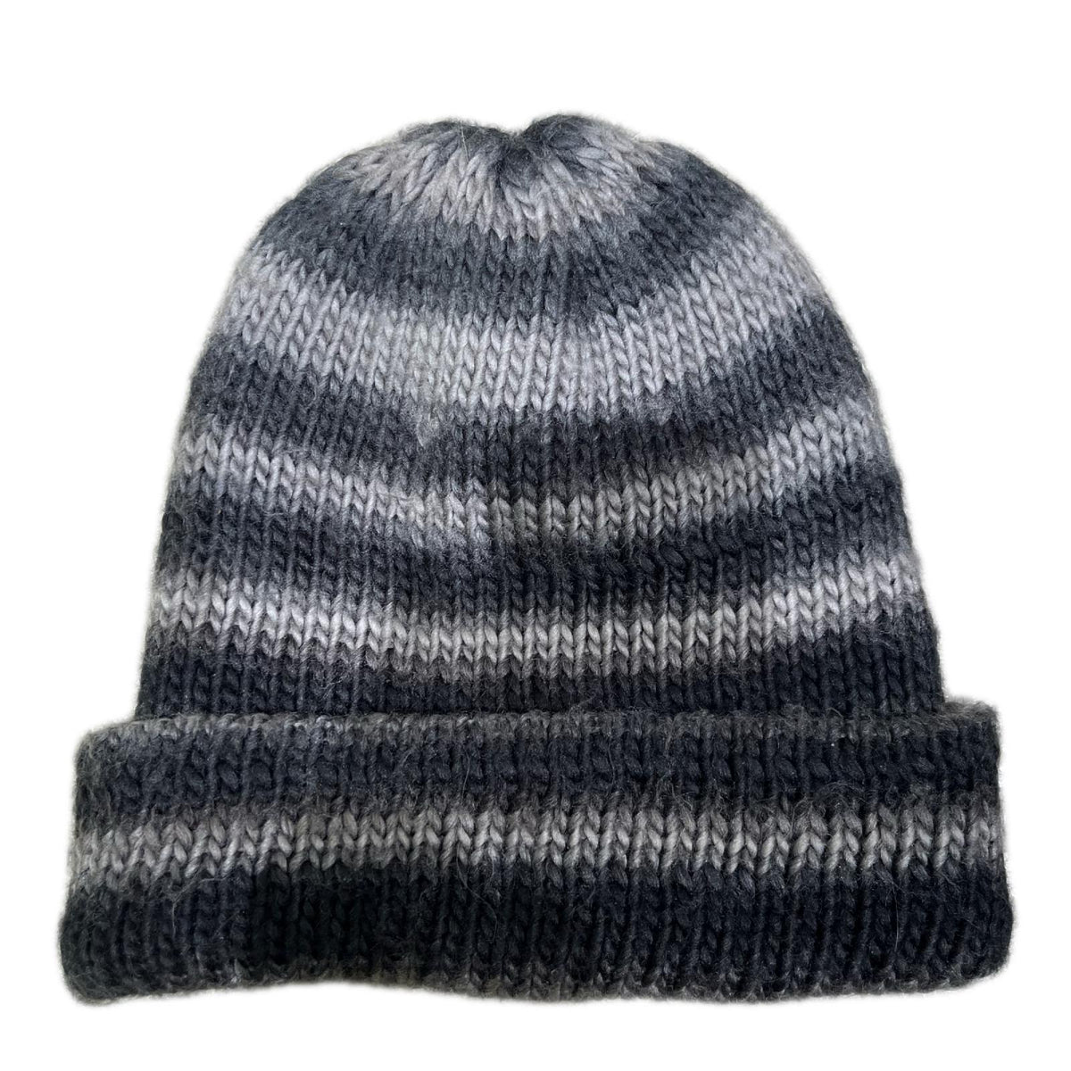 ニットキャップ ombre stripe beanie