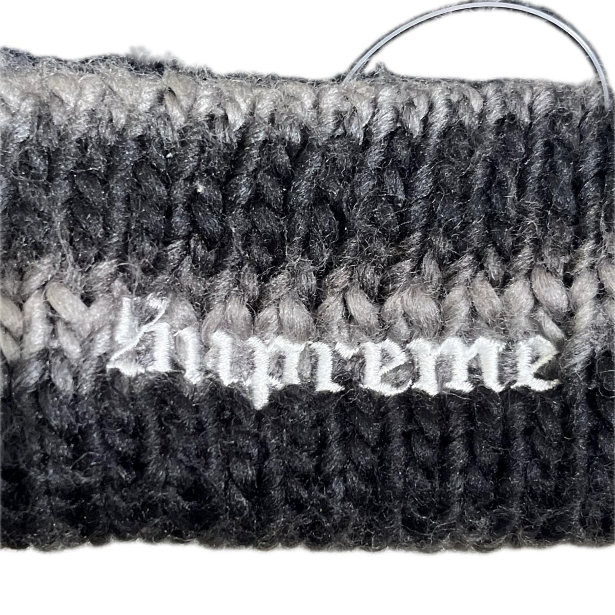 ニットキャップ ombre stripe beanie