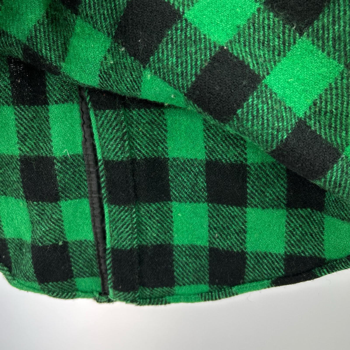 長袖シャツ 70s buffalo check shirt GRN/BLK M M