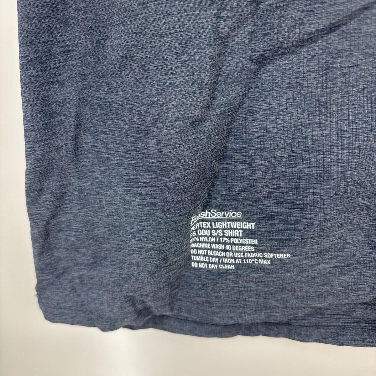 半袖シャツ PERTEX LIGHTWEIGHT S/S SHIRT ネイビー