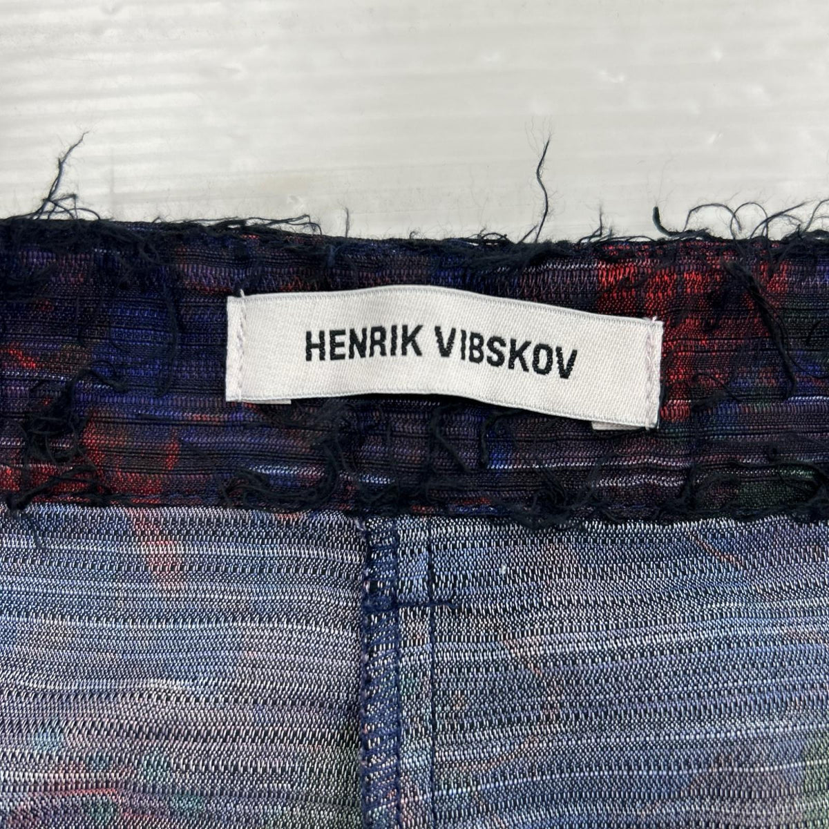 パンツ Henrik Vibskov ﾃﾞｻﾞｲﾝﾜｲﾄﾞﾊﾟﾝﾂ L ネイビー