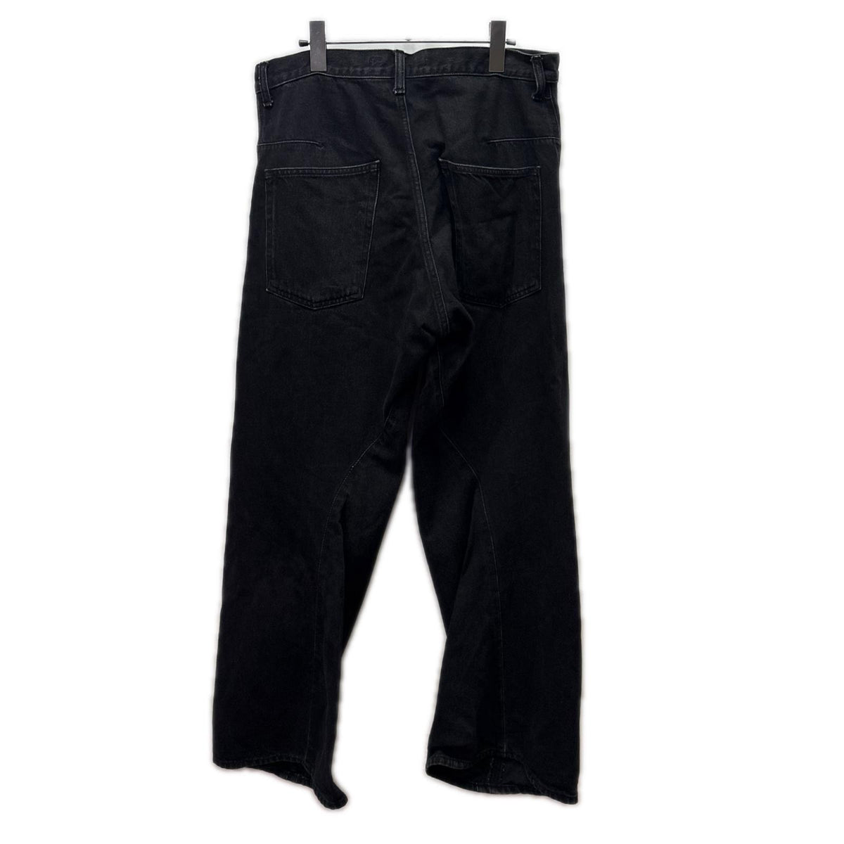 デニムパンツ 25SS 3D TWISTED WIDE LEG JEANS 2 ブラック