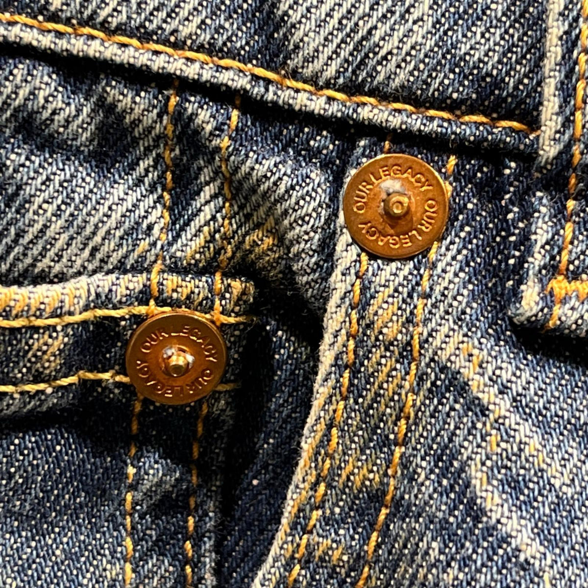 デニムパンツ THIRD CUT ウォッシュ加工 デニム 31