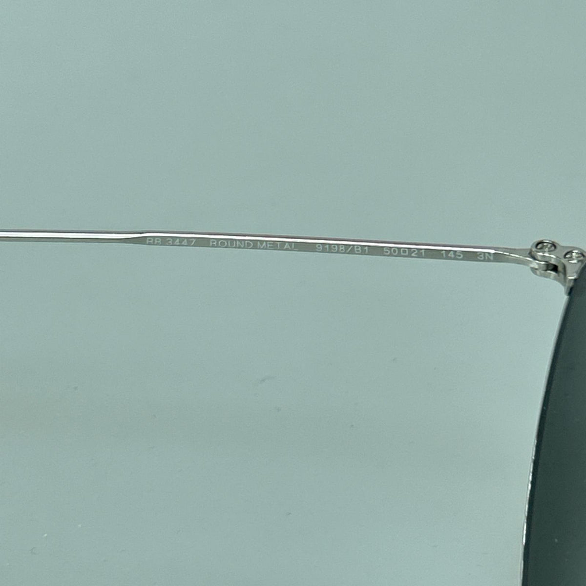 その他アクセサリー RB3347 ROUND METAL ブラック