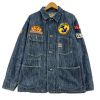 ジャケット REAL McCOY’S ﾃﾞﾆﾑｶﾊﾞｰｵｰﾙ 38 ｲﾝﾃﾞｨｺﾞ 38