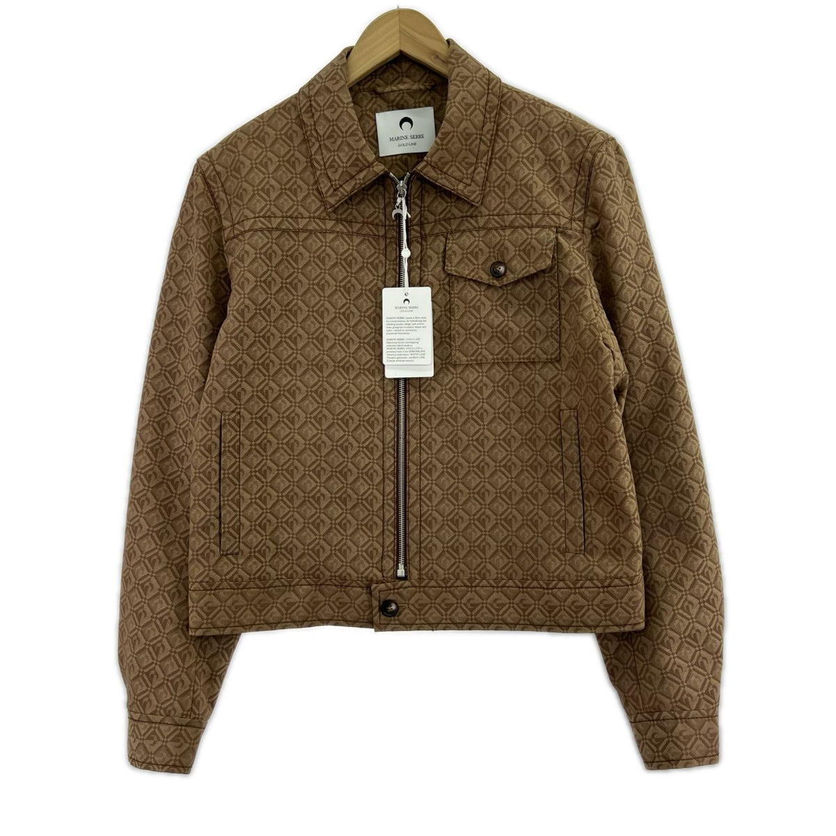 ジャケット MARINE SERRE MOON DIAMANT JACQUARD (46) 46 ブラウン