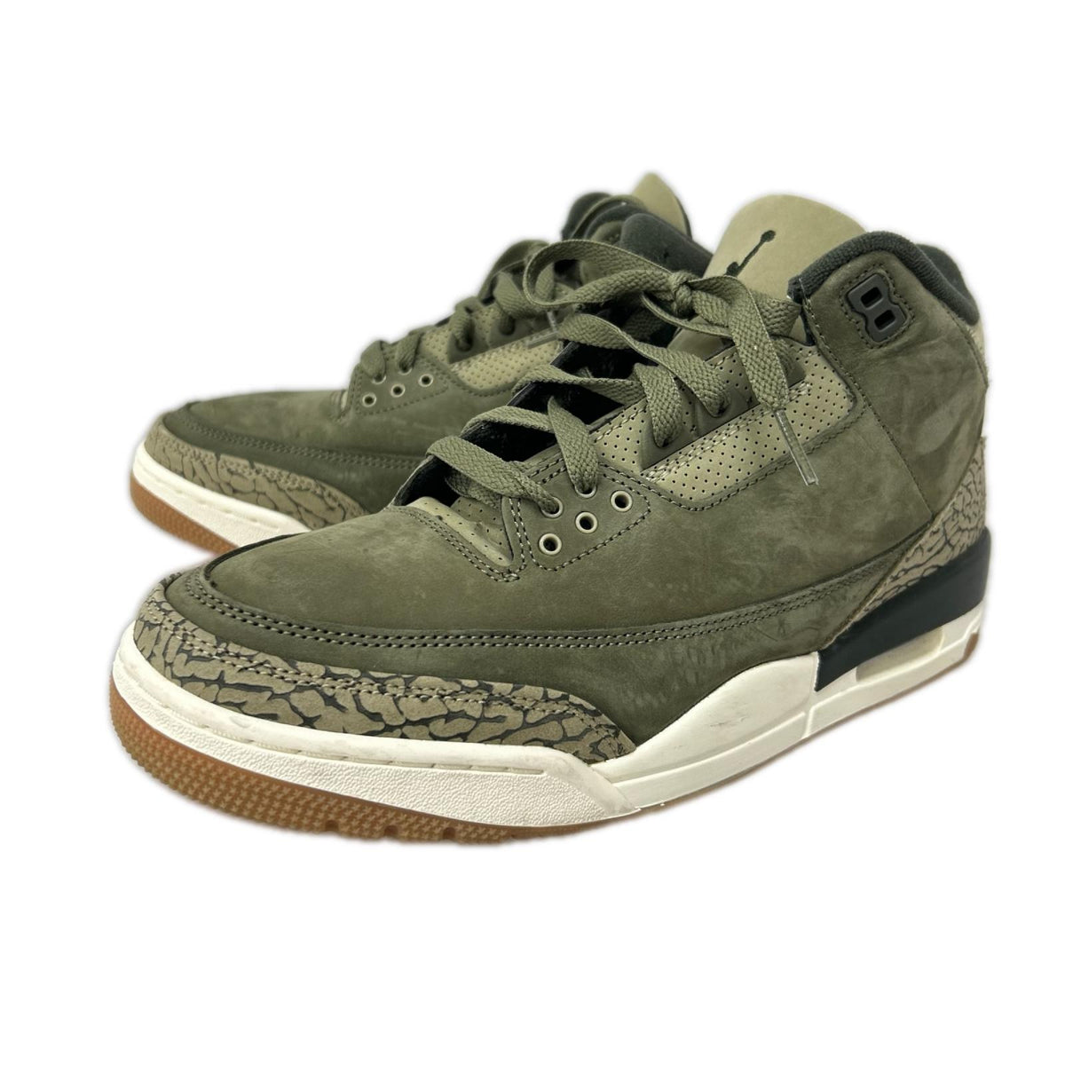 スニーカー air jordan 3 retro Family Affair 28cm (US10 UK9 1/2 EU46) カーキ