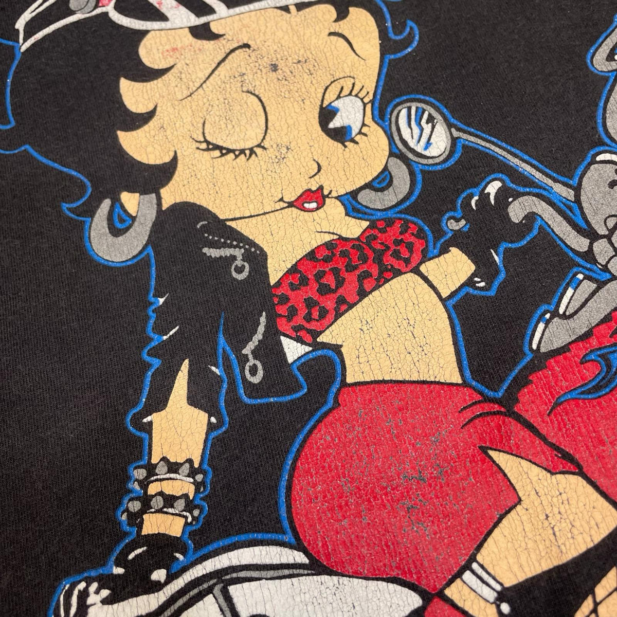 半袖Ｔシャツ 90s Betty Boop バイカー　キャラクターTシャツ 195192年 L