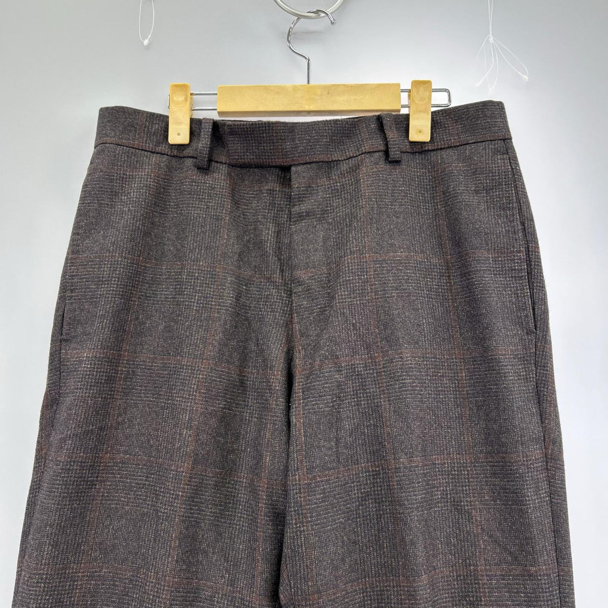パンツ WACKO MARIA Loro Piana PLEATED TROUSERS ｳｰﾙｽﾗｯｸｽ M 茶 M ブラウン