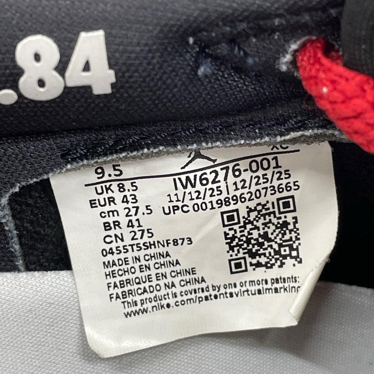 スニーカー Air Jordan 1 Retro Low OG Banned 27.5cm (US9 1/2 UK9 EU45)
