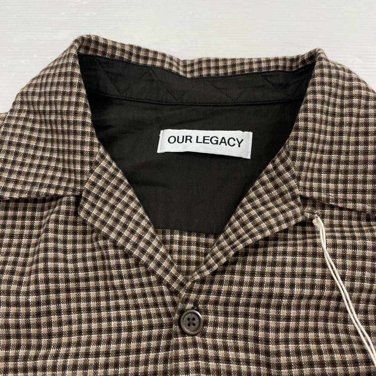 長袖シャツ HEUSEN SHIRT ブラウン
