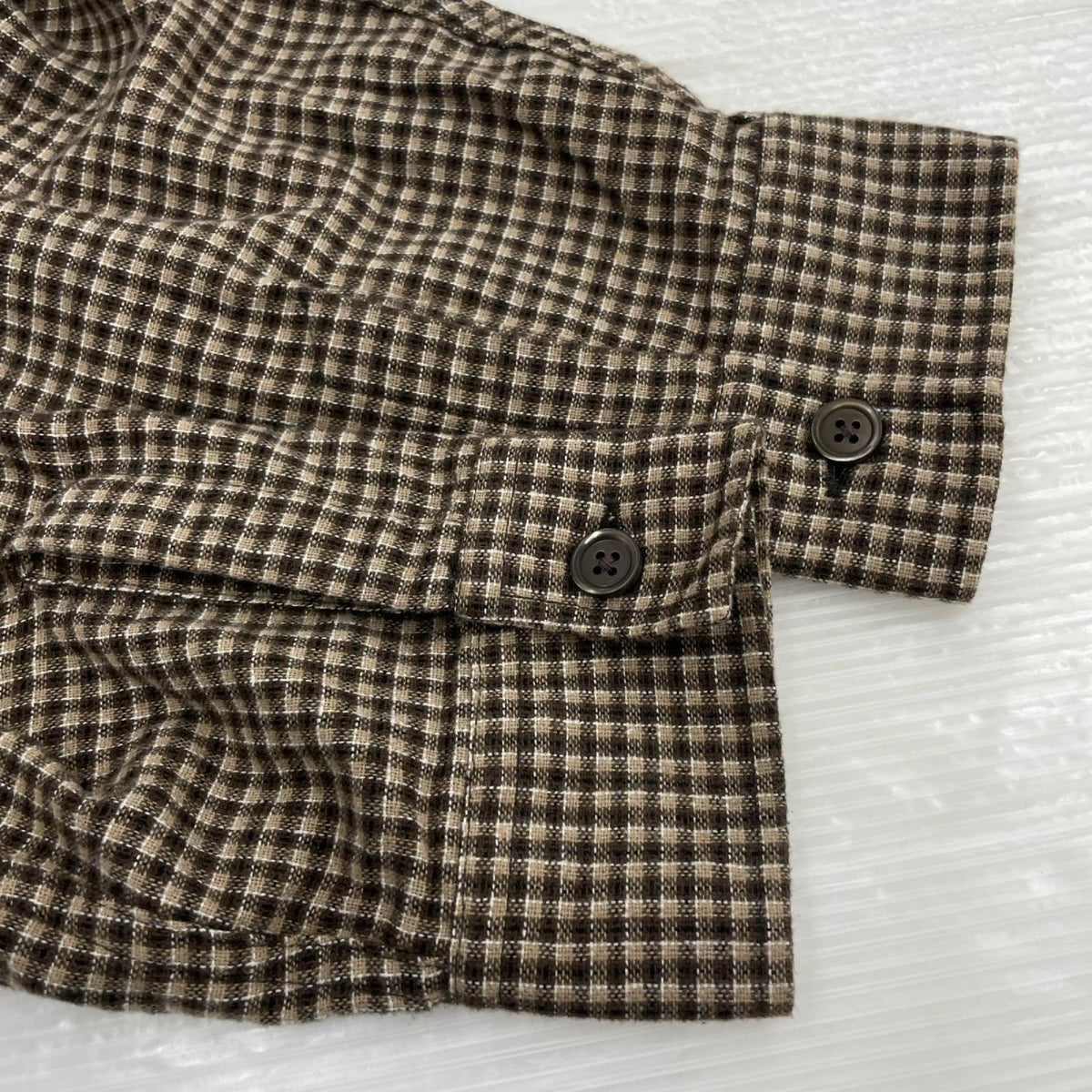 長袖シャツ HEUSEN SHIRT ブラウン
