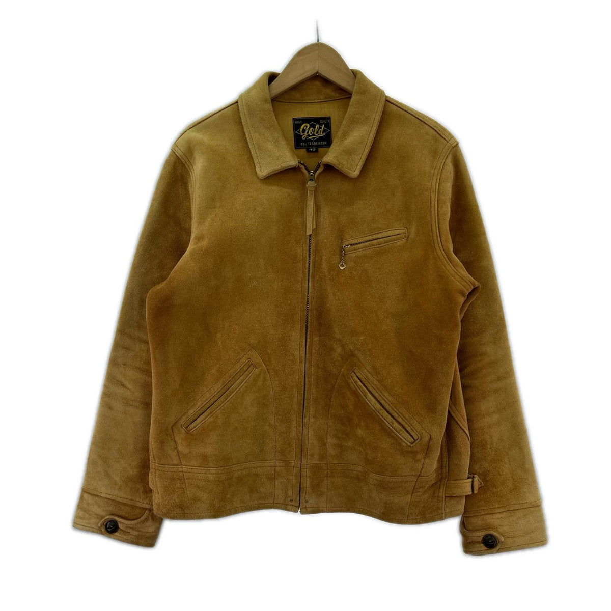 レザージャケット GOLD Deerskin Jacket 茶 SIZE 40 40