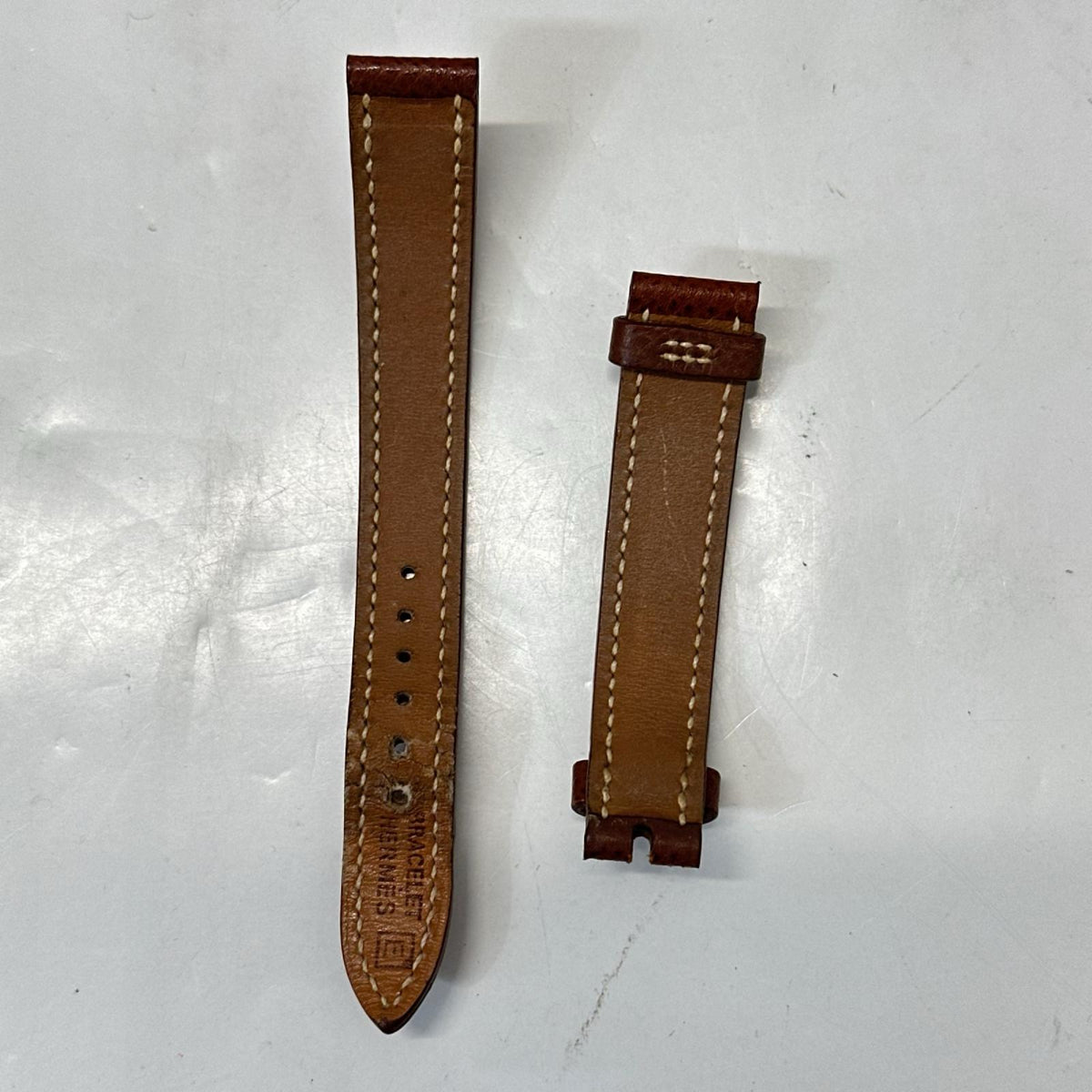 ｴﾙﾒｽ/ｹｰﾌﾟｺﾞｯﾄﾞ/CC1.210/電池交換済み ※社外ﾍﾞﾙﾄ レディースQZ CC1.210 HERMES 腕時計