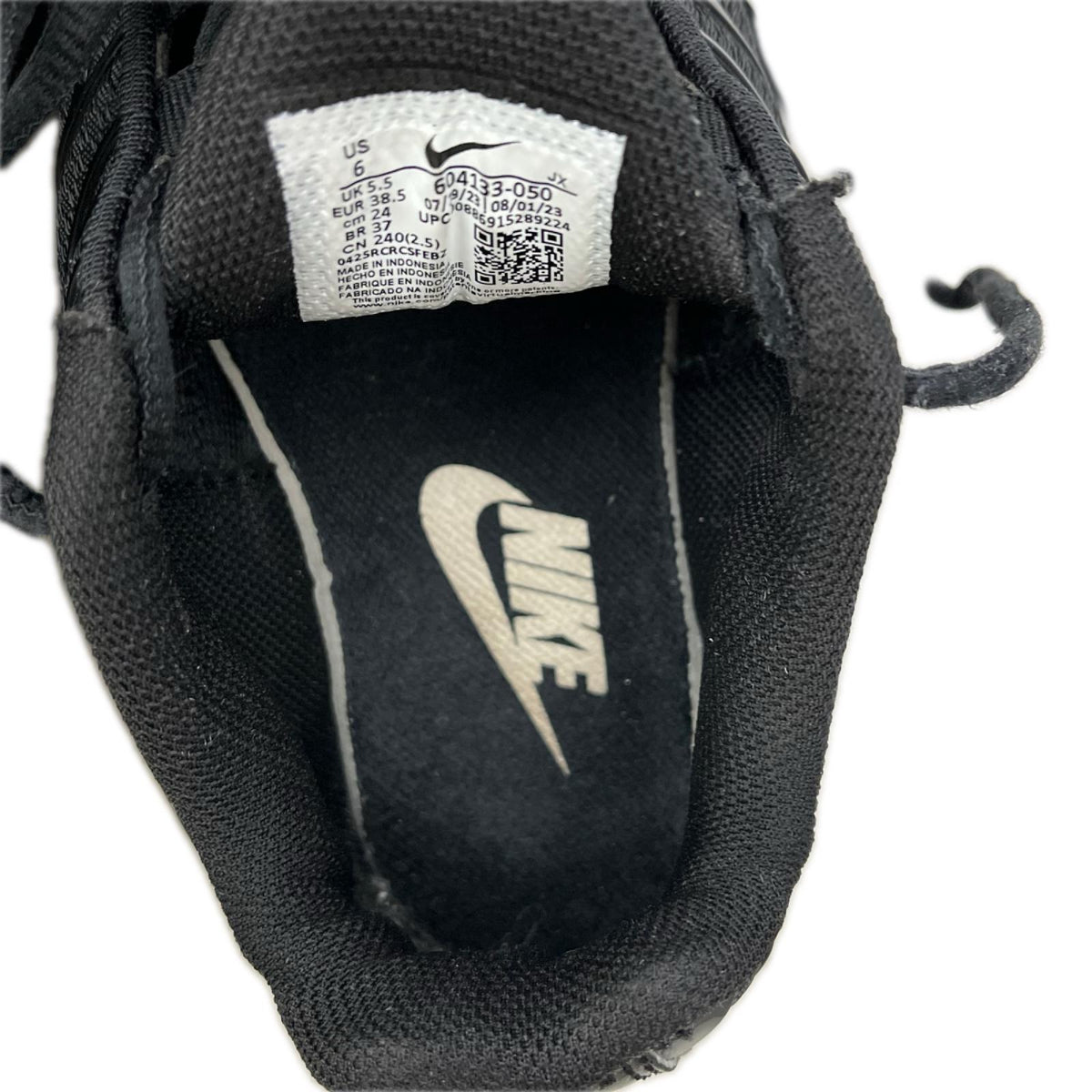 スニーカー Air Max Plus Triple Black 24cm (US6 UK5 1/2 EU38)