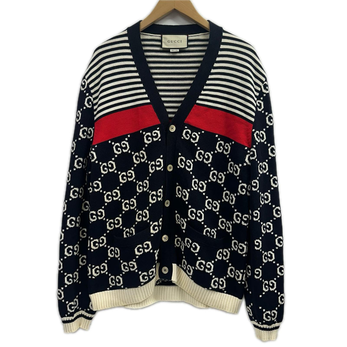 GUCCI/523048/GGﾊﾟﾀｰﾝ/ｶｰﾃﾞｨｶﾞﾝ/L