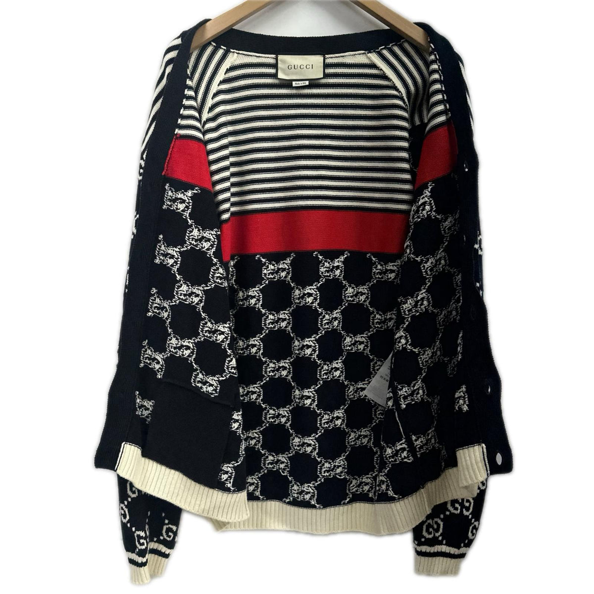 GUCCI/523048/GGﾊﾟﾀｰﾝ/ｶｰﾃﾞｨｶﾞﾝ/L