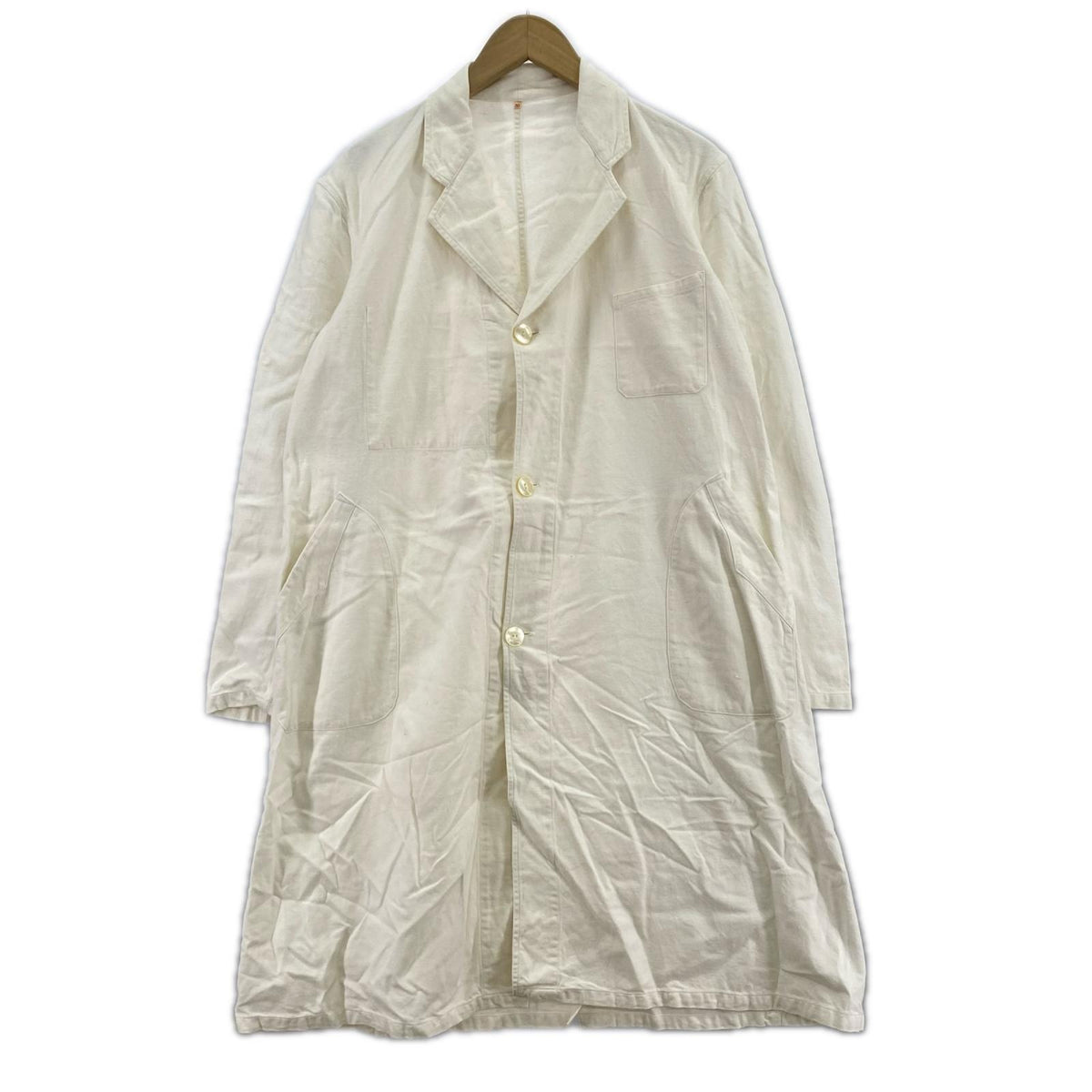 ジャケット 50S ｽｳｪｰﾃﾞﾝ軍 3B ﾒﾃﾞｨｶﾙｺｰﾄ 白 (50) 50 ホワイト