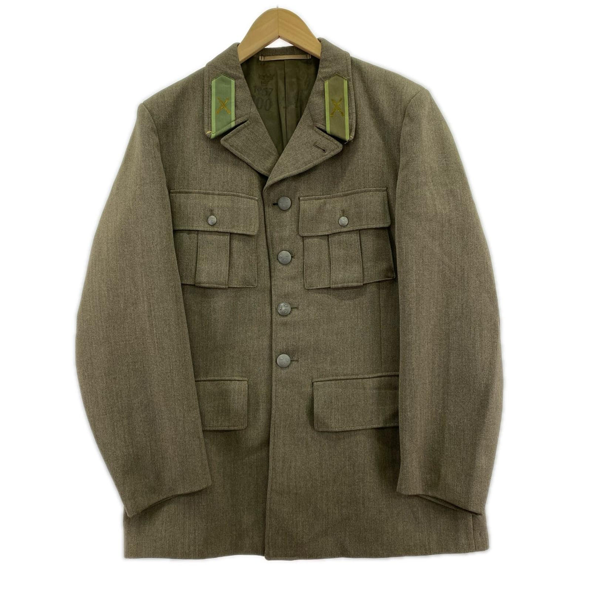 テーラードジャケット 1957年 ｽｳｪｰﾃﾞﾝ軍 M-39 ｳｰﾙｼﾞｬｹｯﾄ ｶｰｷ (100) カーキ