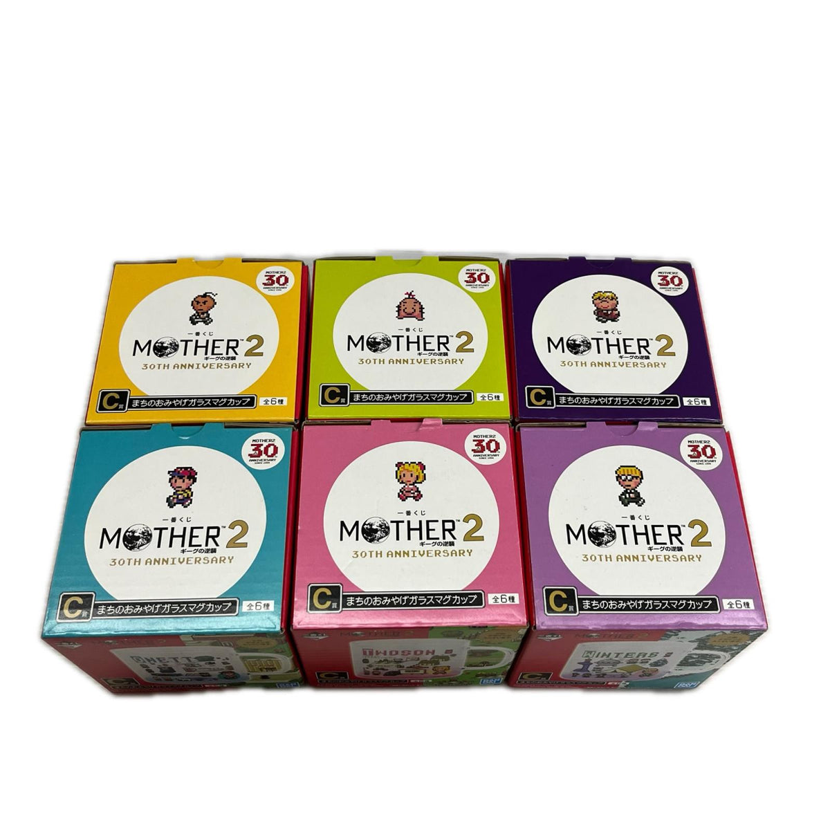 MOTHER2 30TH C賞 まちのおみやげガラスマグカップ MOTHER バンダイ フィギュア/グッズ