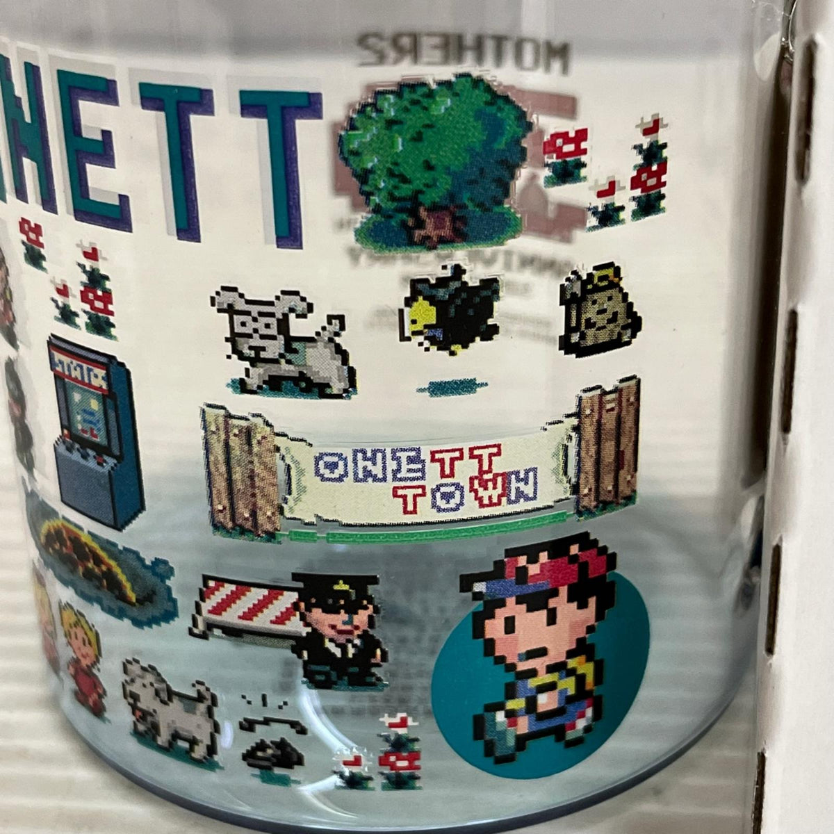 MOTHER2 30TH C賞 まちのおみやげガラスマグカップ MOTHER バンダイ フィギュア/グッズ