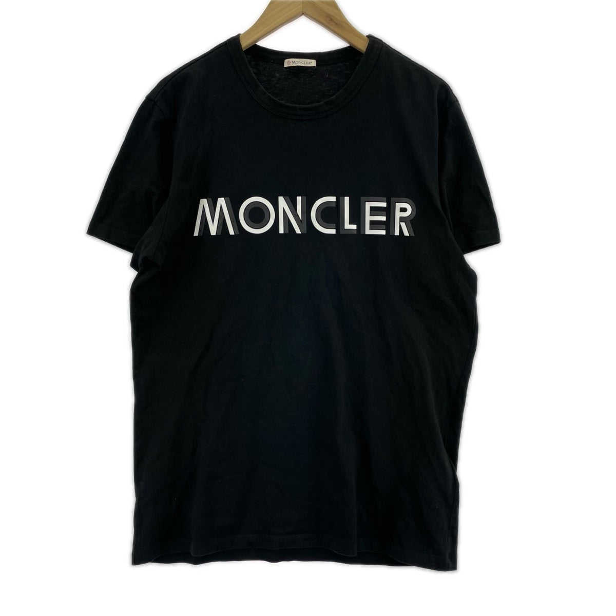 半袖Ｔシャツ MONCLER 20AW MAGLIA T-SHIRT F20918C75910 839T 黒 (L) L ブラック