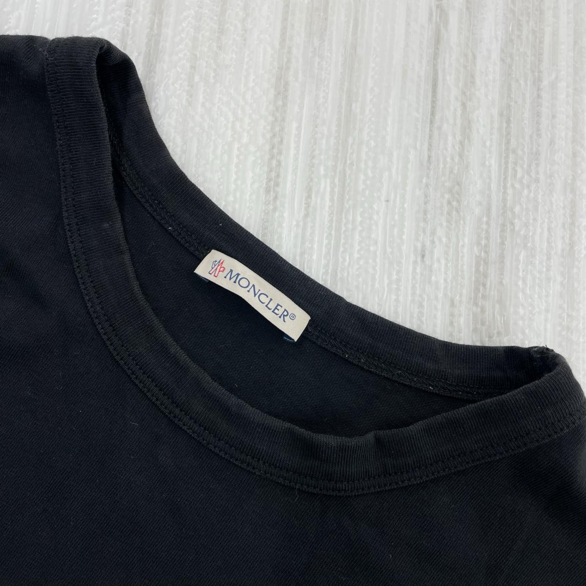 半袖Ｔシャツ MONCLER 20AW MAGLIA T-SHIRT F20918C75910 839T 黒 (L) L ブラック