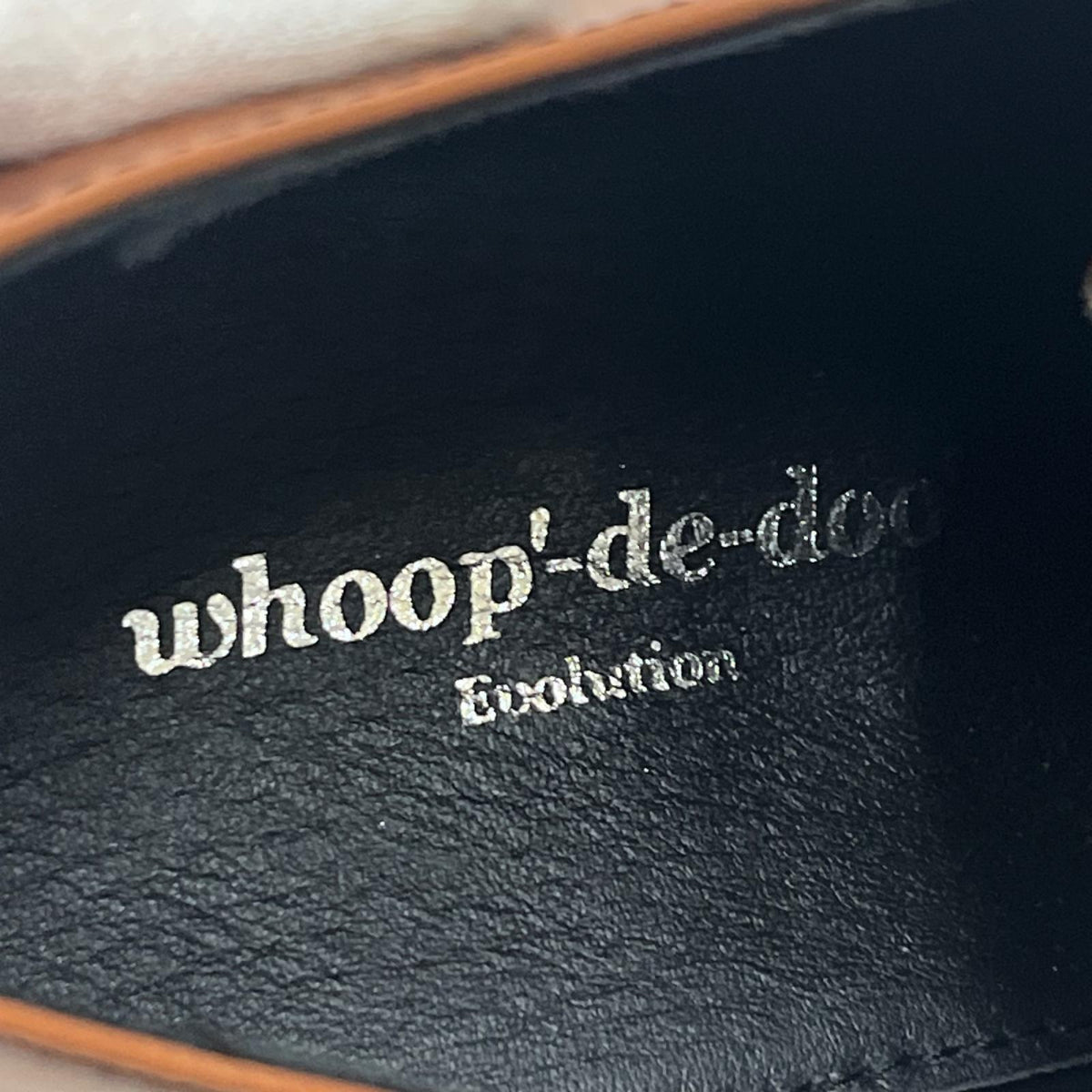 ドレスシューズ whoop de doo ﾄﾞﾚｽｼｭｰｽﾞ size46 ｽﾄﾚｰﾄﾁｯﾌﾟ 28cm (US10 UK9 1/2 EU46) ブラウン