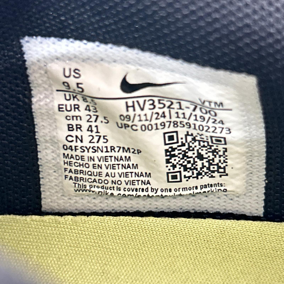 スニーカー Air Max DN Light Lemon Twist 27.5cm 27.5cm (US9 1/2 UK9 EU45) グリーン