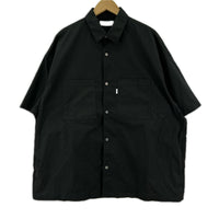 長袖シャツ Stretch Typewriter Box Shirt ﾌﾞﾗｯｸ ブラック