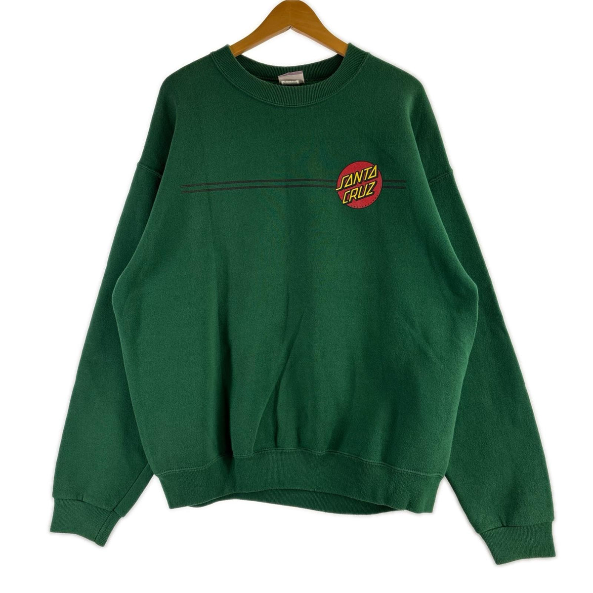 スウェット 90s NHSタグ USA製 スウェット(L) グリーン L グリーン