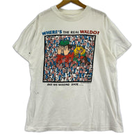 半袖Ｔシャツ 90s ウォーリーをさがせ! 絵本 Tシャツ (-) 白 ホワイト