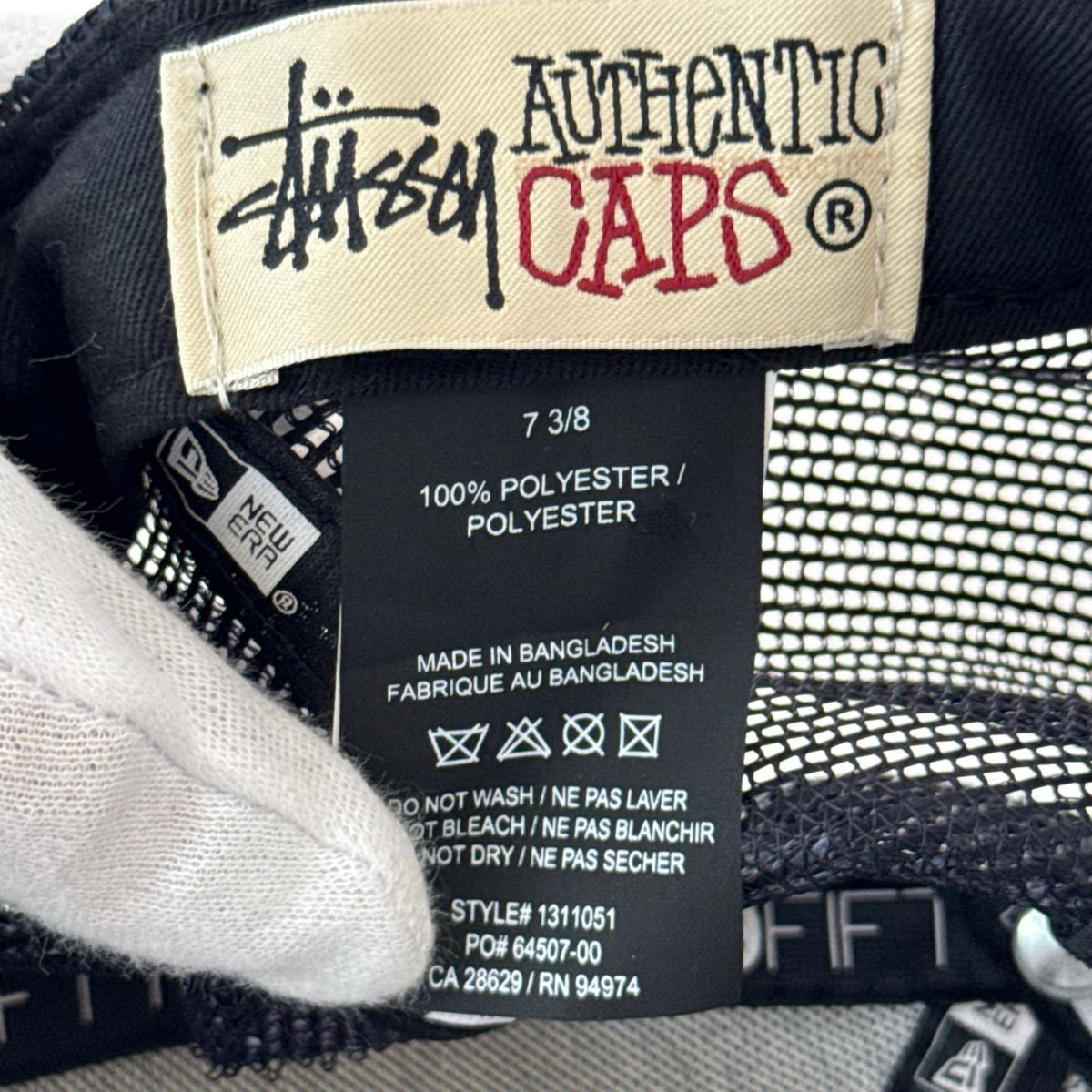 キャップ ×STUSSY/ﾈｲﾋﾞｰ ネイビー