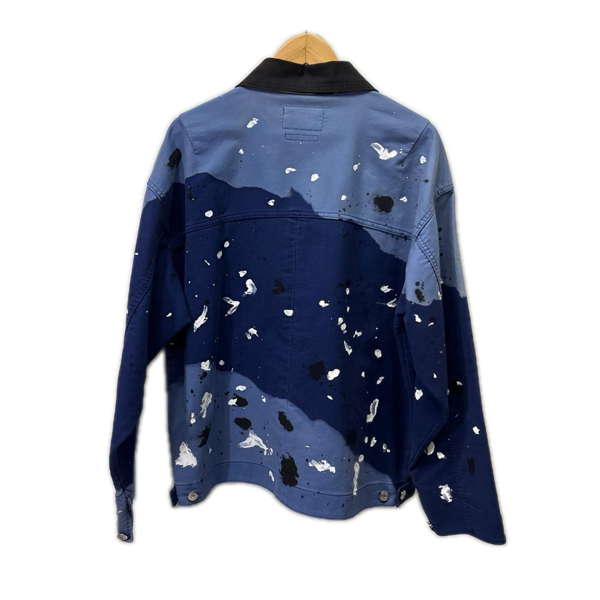 ブルゾン HAND DYED WORK JACKET 青 (3) 3 ブルー