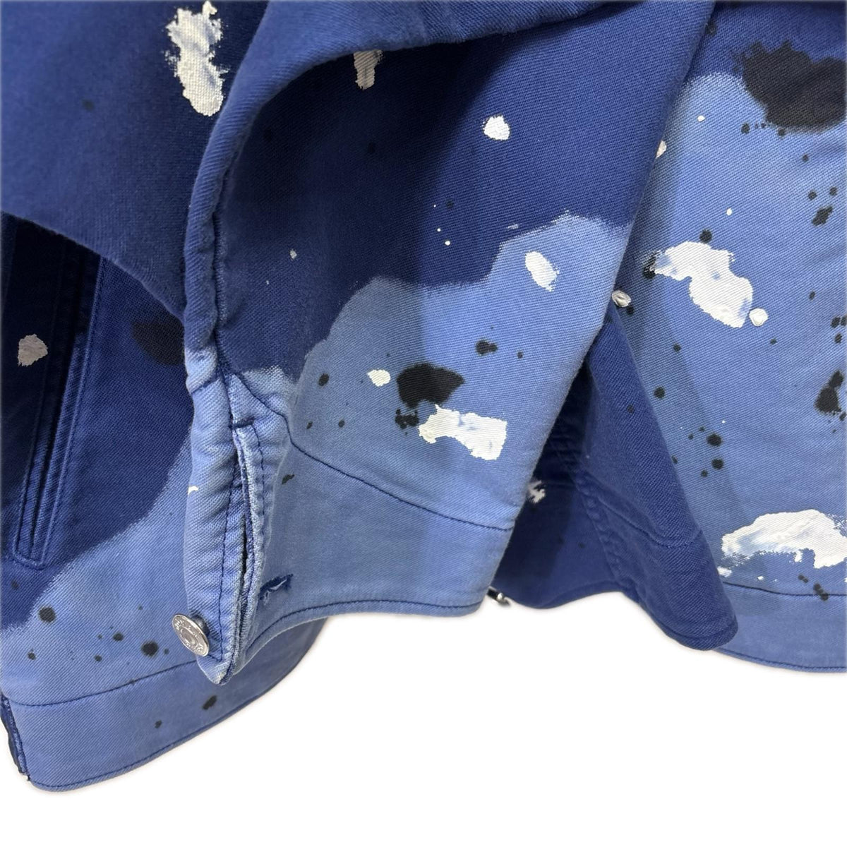 ブルゾン HAND DYED WORK JACKET 青 (3) 3 ブルー