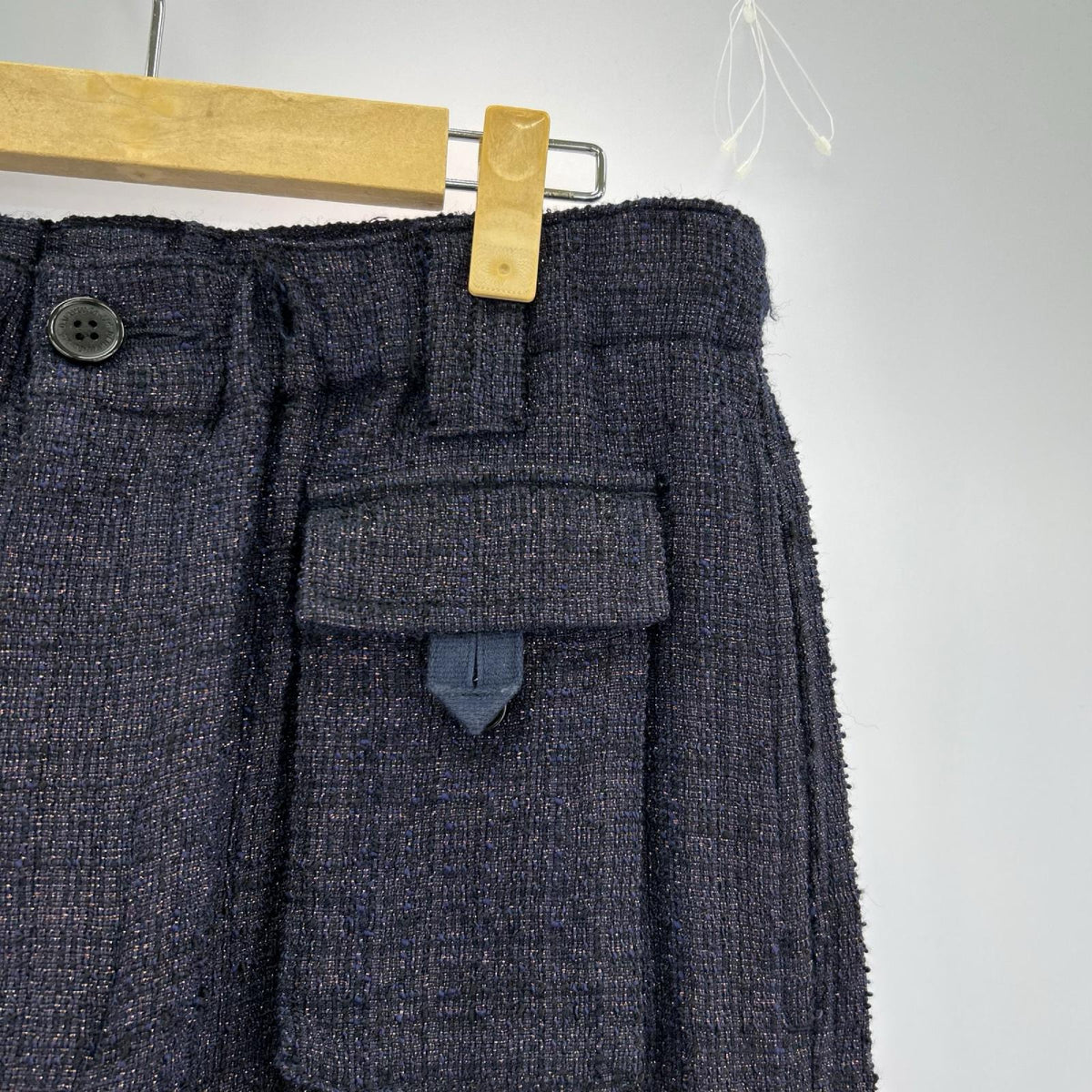 パンツ DAIRIKU 24AW TWEED PKT CARGO PANTS S 紺 S