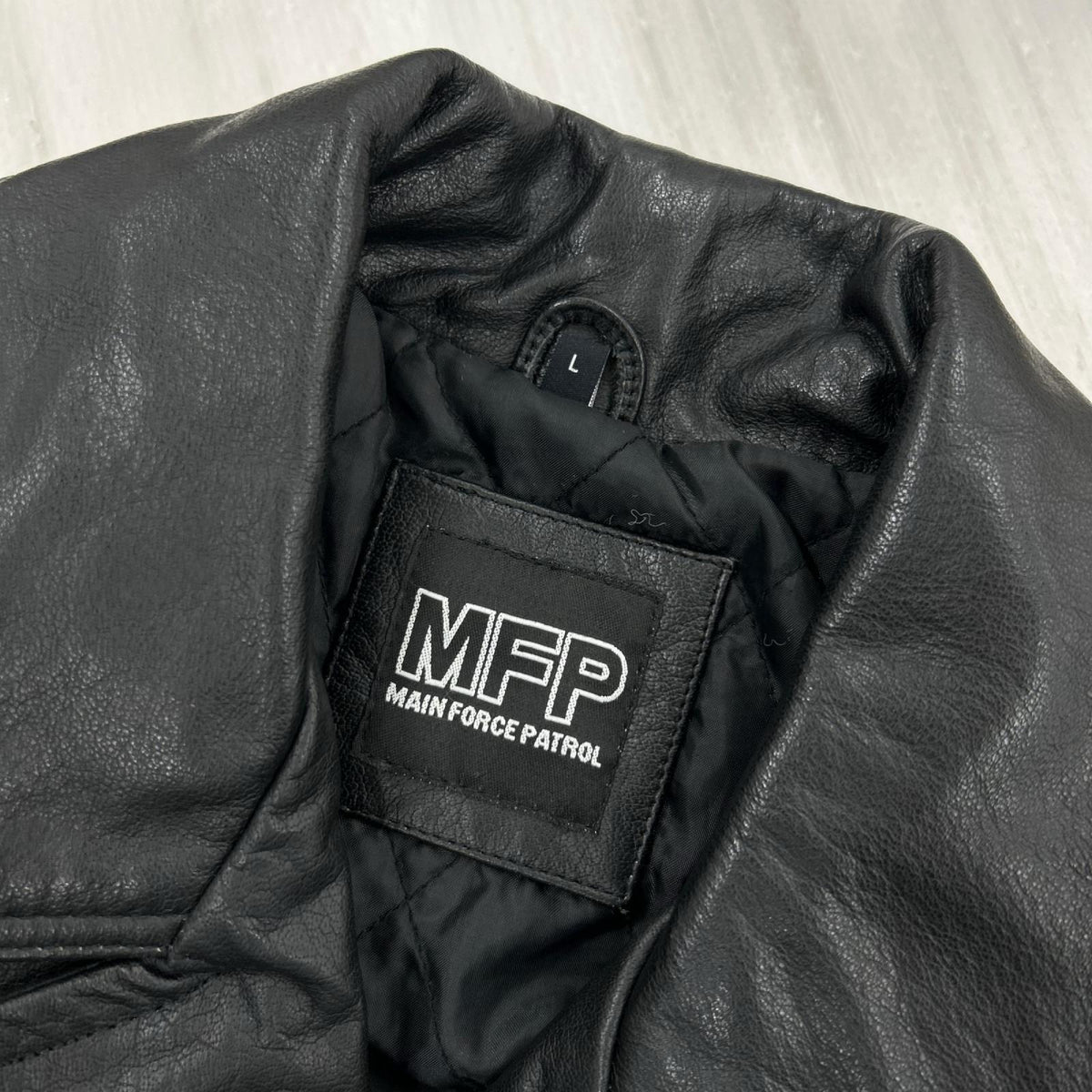 ライダースジャケット MFP JAC マッドマックス ダブルライダースジャケット L L ブラック