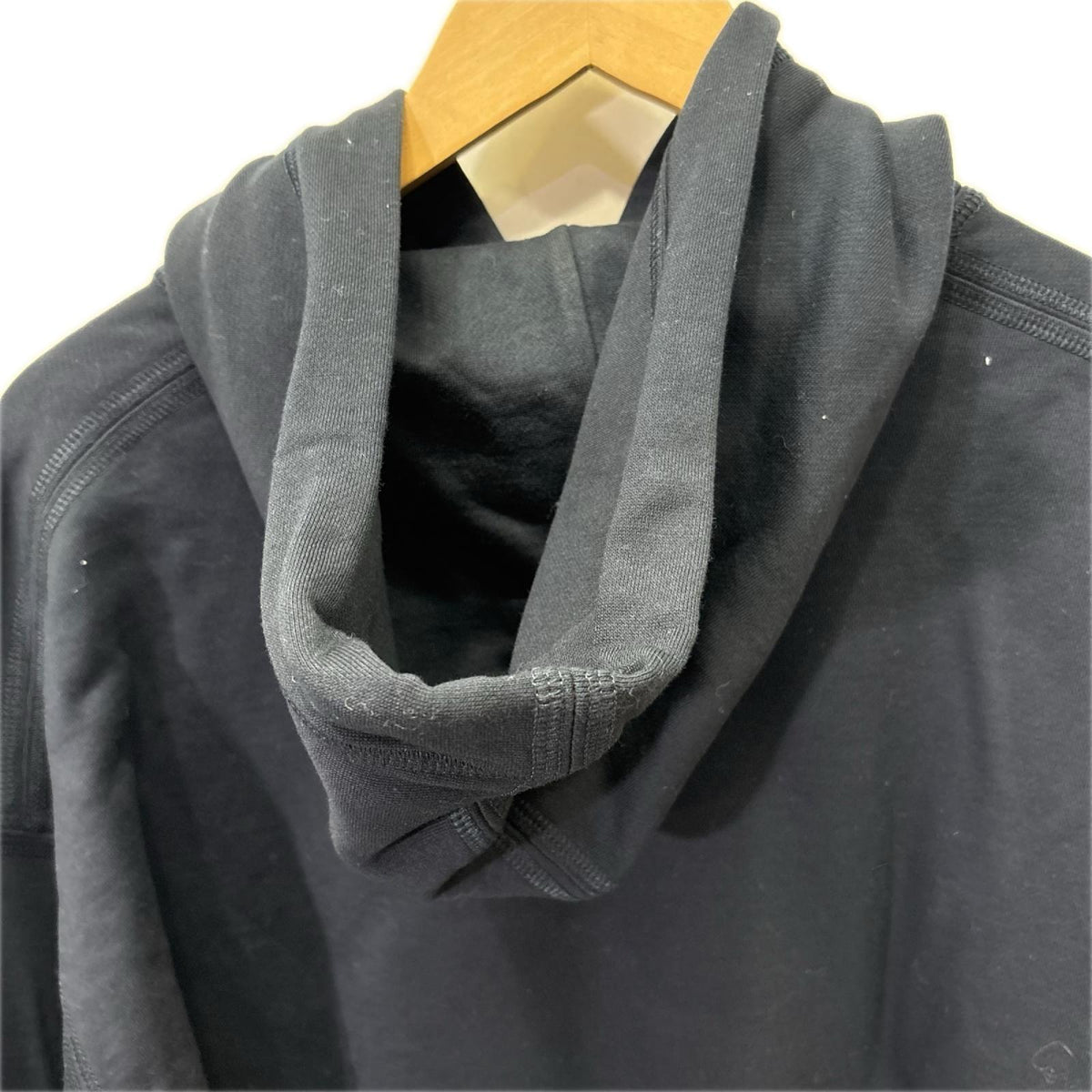パーカー 18AW ﾒｲﾔｰ期 ﾄﾞﾛｰｽﾄﾘﾝｸﾞﾊﾟｰｶｰ(S） S ブラック