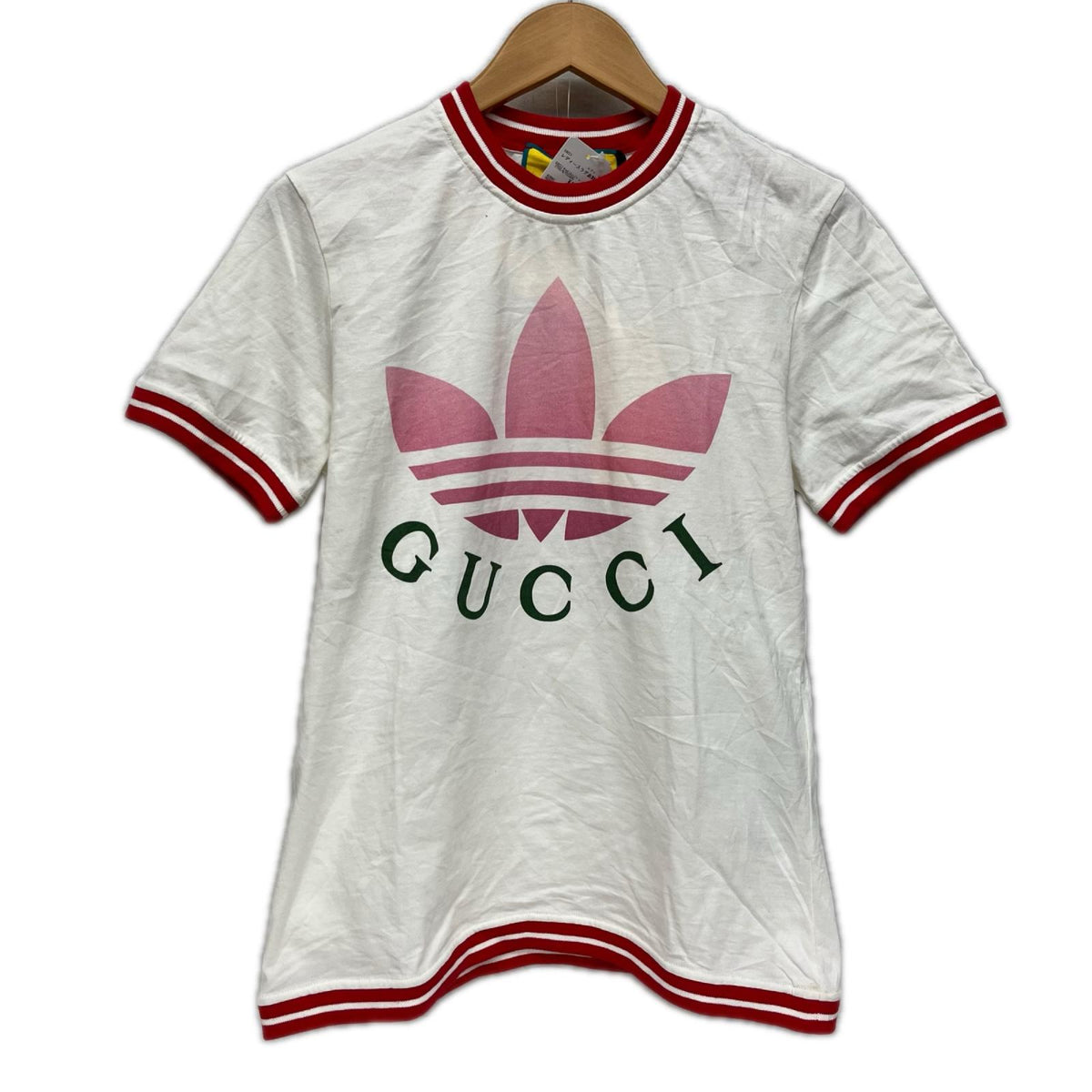 GUCCI×adidas/トレフォイル/ロゴTEE/M/723405