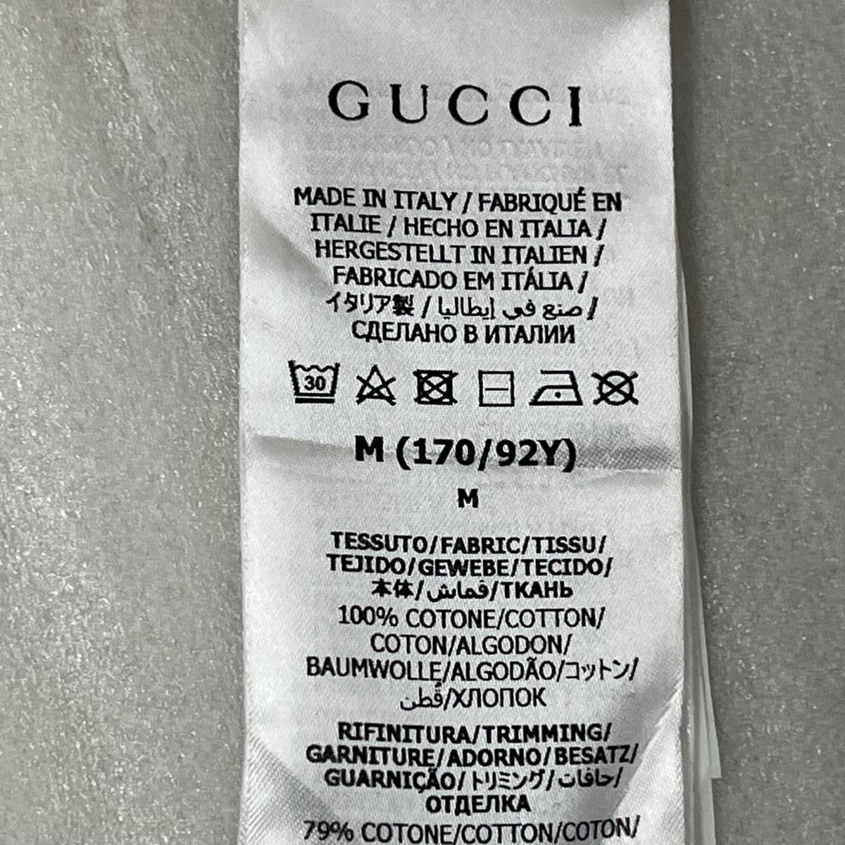 GUCCI×adidas/トレフォイル/ロゴTEE/M/723405