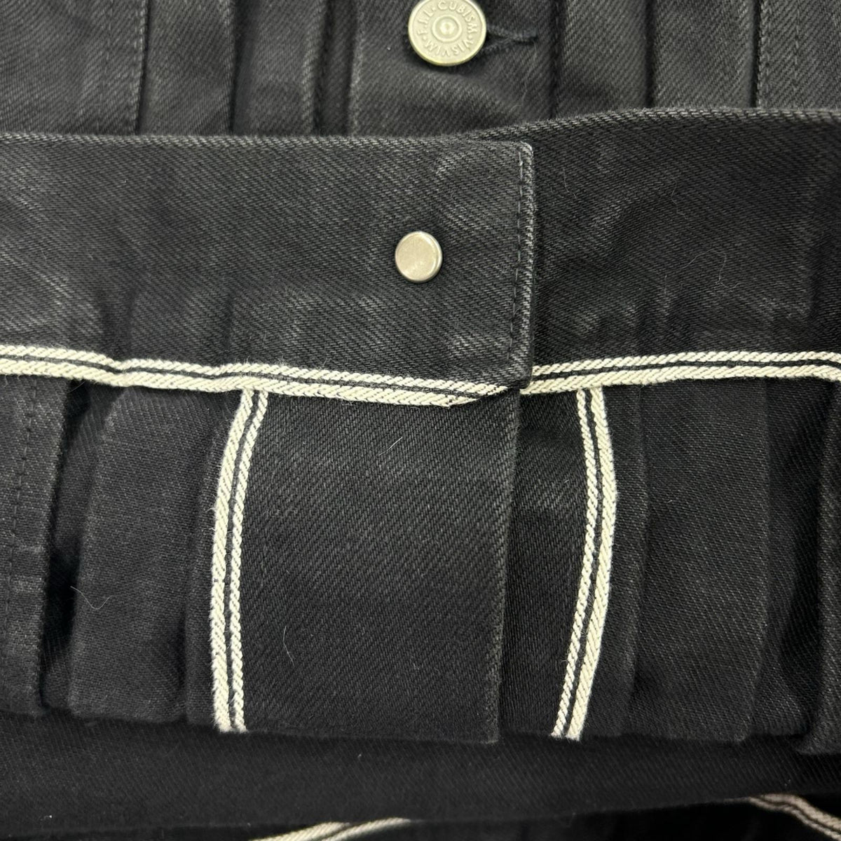 デニムジャケット SS 101 JKT CMYK BLK 2 ブラック
