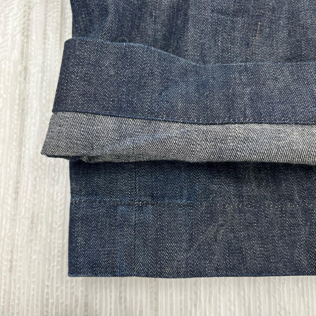 デニムパンツ SS CHINO PANTS HW UNWASHED ネイビー