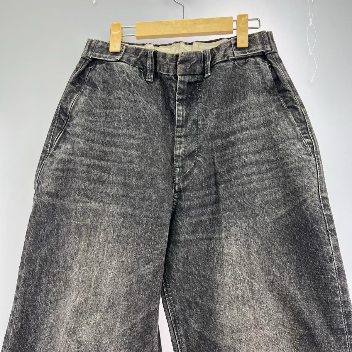 デニムパンツ THE DENIM WIDE FIT VINTAGE 2 ブラック