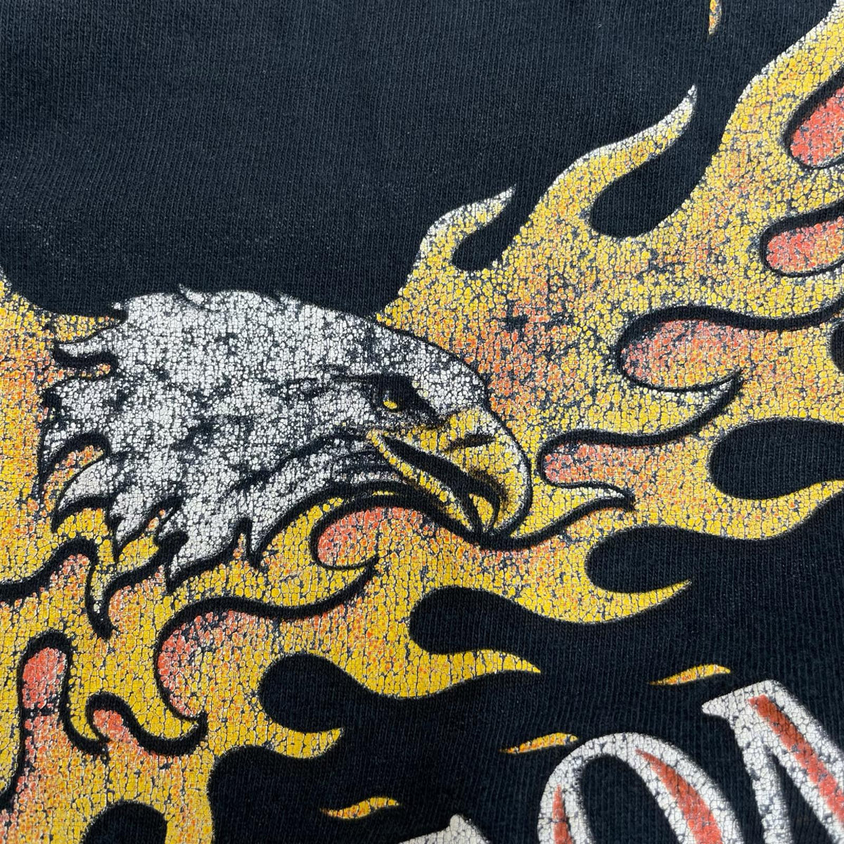 長袖Ｔシャツ 90’s GREAT LAKES Eagle Flame ＸＬ ブラック